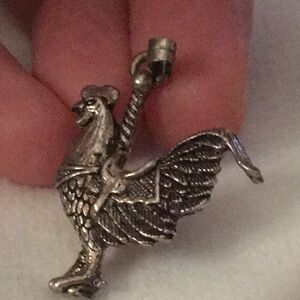 Vintage Rooster Pendant